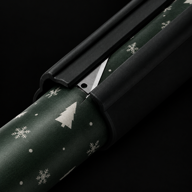 Portable Wrapping Paper Cutter – Clean, Easy Gift-Wrapping Cuts